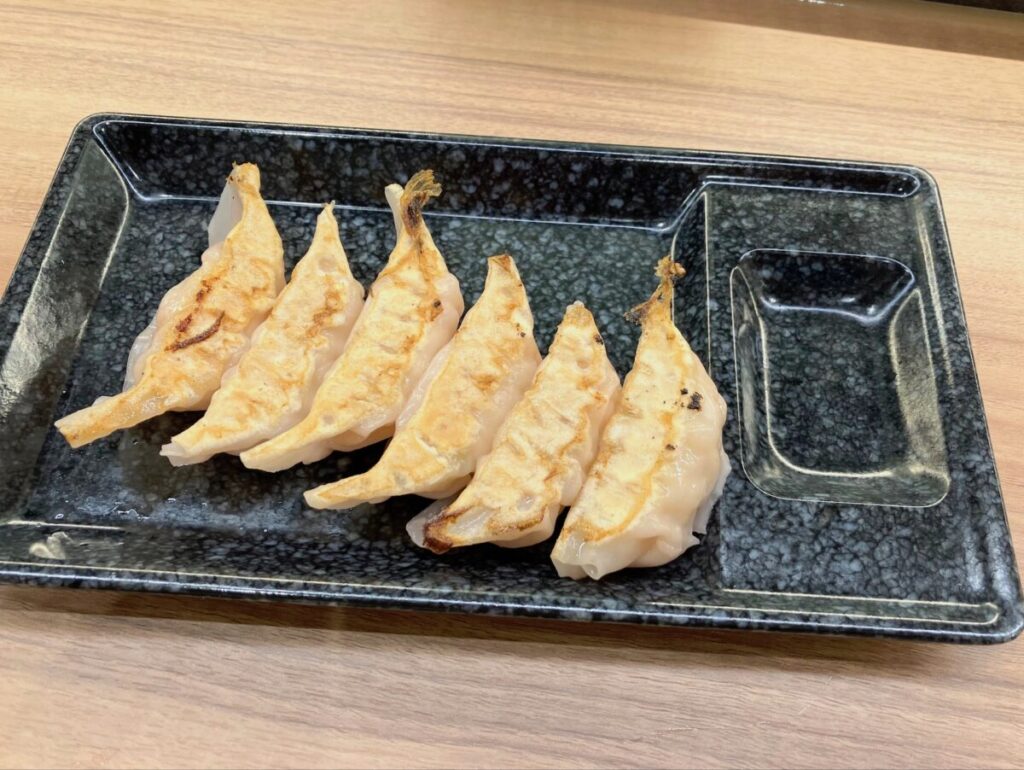 ８番海老セットの海老餃子（８番らーめん）