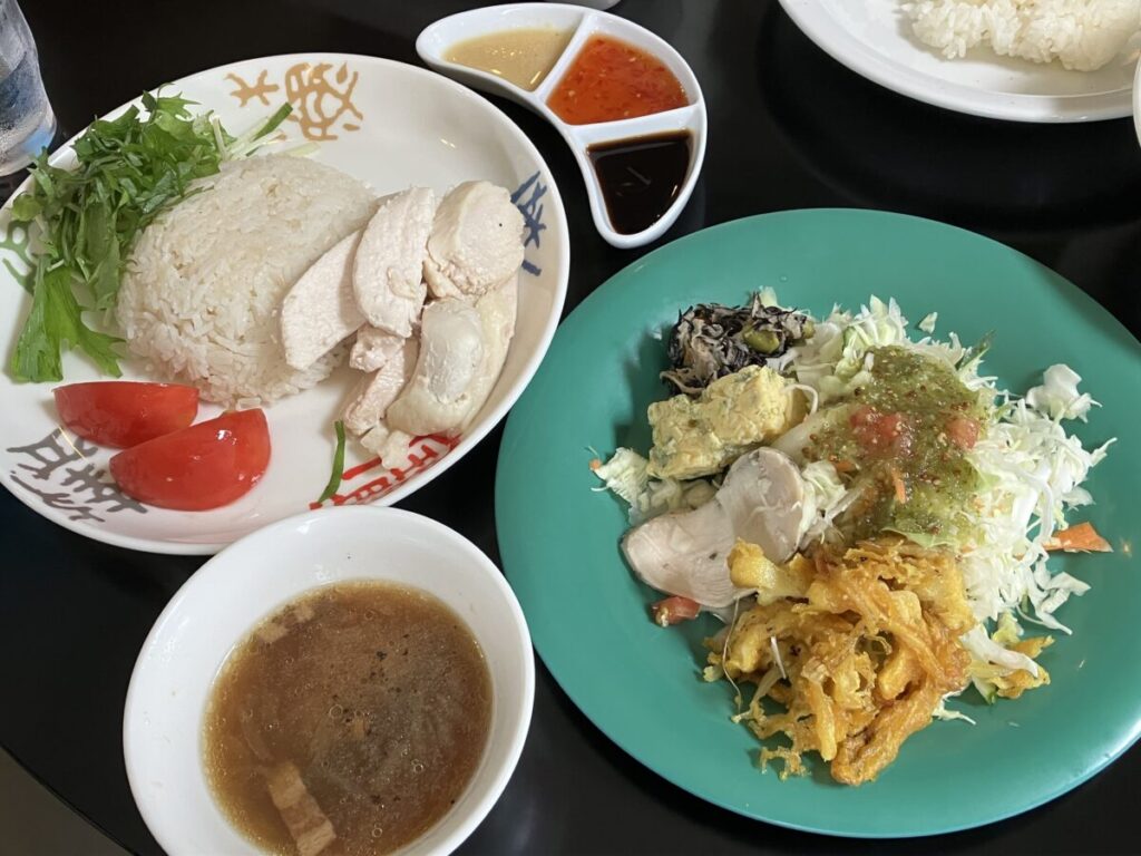 シンガポールチキンライス日本風(かふぇにこ)